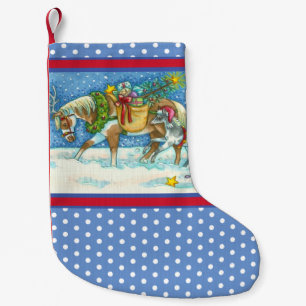 CHINCOTEAGUE PONIES GOING HOME FOR CHRISTMAS, CUTE SMALL CHRISTMAS STOCKING