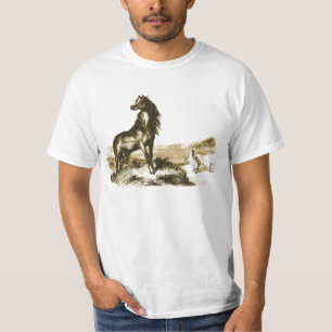 Chincoteague Pony Art Illustration T-Shirt