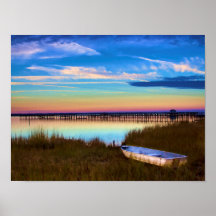 Chincoteague sunset poster
