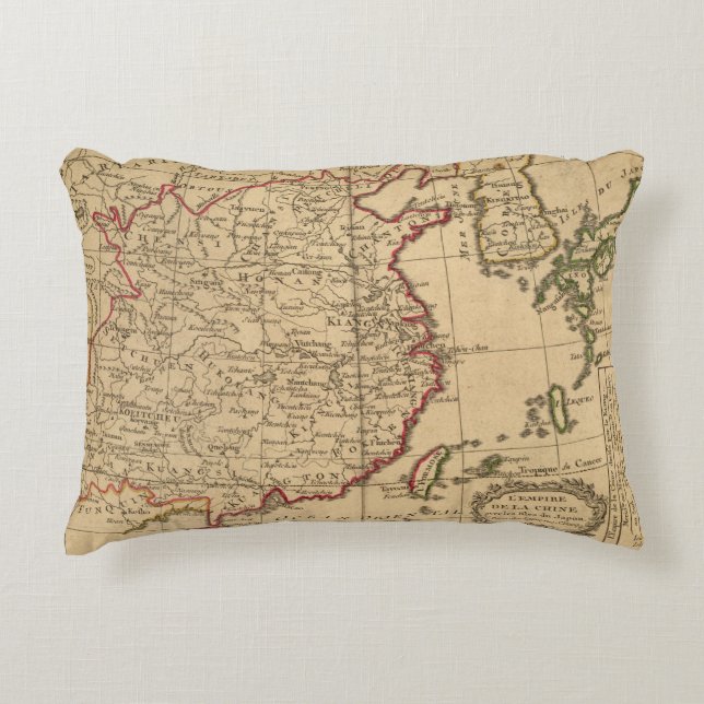 Chine, Japan Decorative Cushion (Front)
