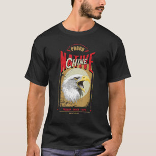Chine Native American Eagle Spirit Vintage Honour T-Shirt