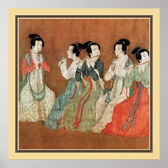 Chinese Ancient Painting,  ladies Poster (Front)