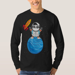 Chinese Animal Space Travel Panda Astronaut T-Shirt