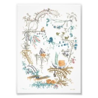 Chinese Arabesque Photo Enlargement