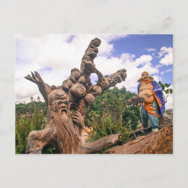 Chinese Art in Dalat, Vietnam Postcard (Front)