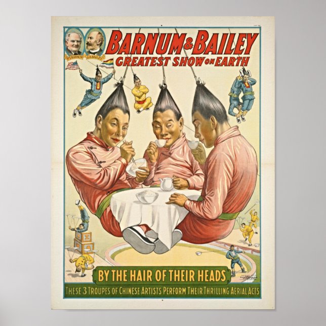 Chinese Artists Troupes Circus Poster (Front)