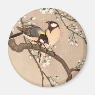 Chinese Asian Bird Chicadee Songbird Magnet