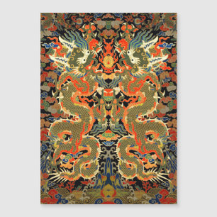 Chinese Asian Dragon Colourful Art