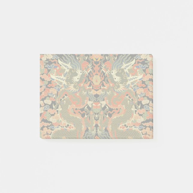 Chinese Asian Dragon Colourful Art Post-it Notes (Front)