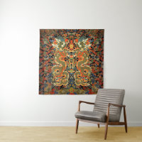 Chinese Asian Dragon Colourful Art