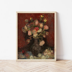 Chinese Asters and Gladioli   Vincent van Gogh Poster