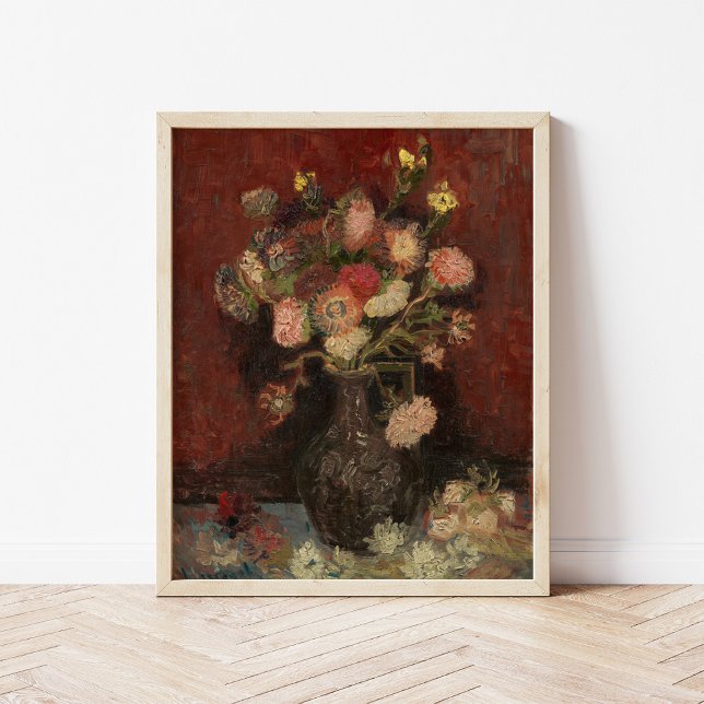 Chinese Asters and Gladioli | Vincent van Gogh Poster (Creator Uploaded)