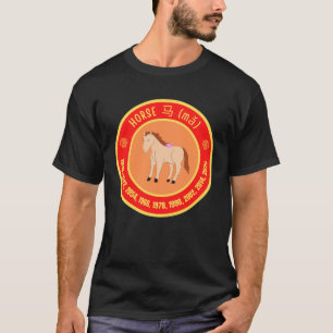 Chinese Astrology Horse sign T-Shirt