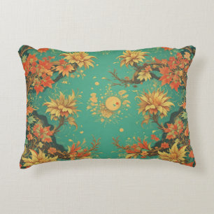 chinese background accent pillow