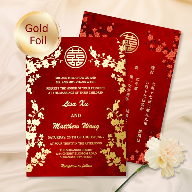 Chinese Bilingual | Red Cherry Blossom Wedding (Creator Uploaded)