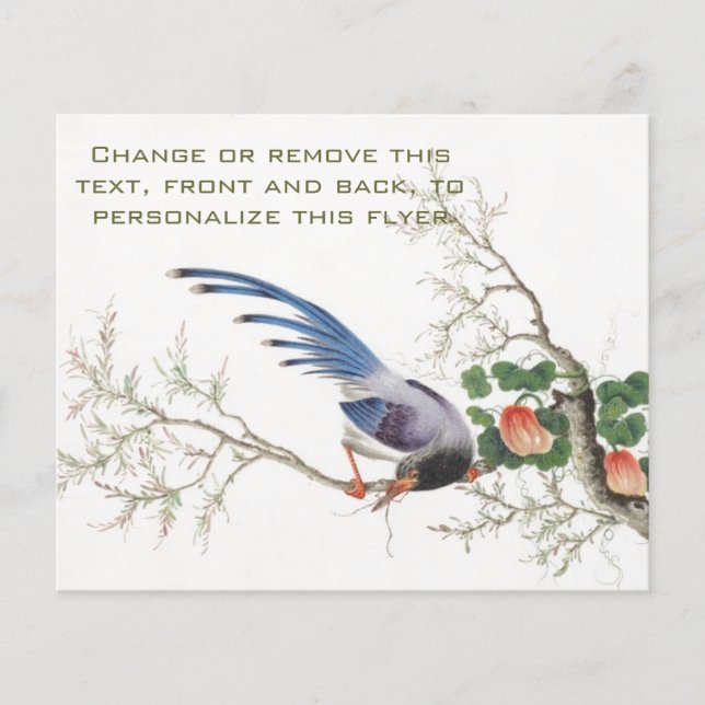 Chinese Bird Painting Flyer (Front)