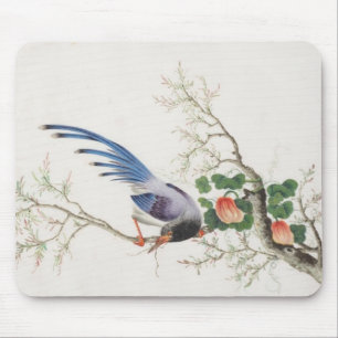 Chinese Bird Painting Mouse Mat