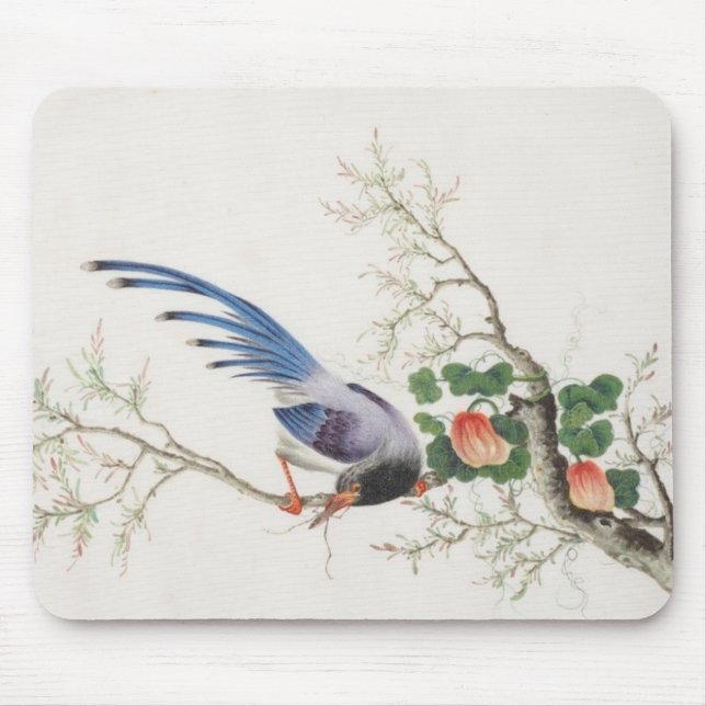 Chinese Bird Painting Mouse Mat (Front)