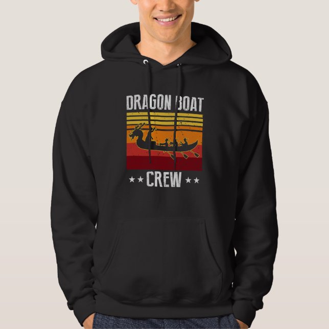 Chinese Boat Racing Quote for Dragon Boat Coach  1 Hoodie (Front)