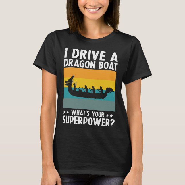 Chinese Boat Racing Quote for Dragon Boat Coach  1 T-Shirt (Front)