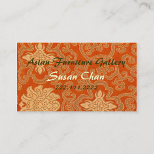Chinese brocade Business Card