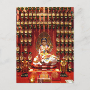 Chinese Buddhist temple Postcard