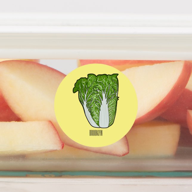 Chinese cabbage cartoon illustration  (Affixed)