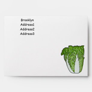 Chinese cabbage cartoon illustration envelope
