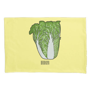 Chinese cabbage cartoon illustration  pillowcase