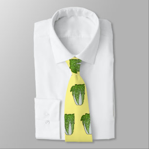 Chinese cabbage cartoon illustration tie