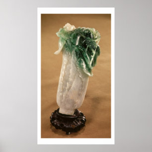 Chinese cabbage, Korean, 19th century (jade) Poster