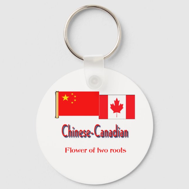Chinese-canadian Key Ring (Front)