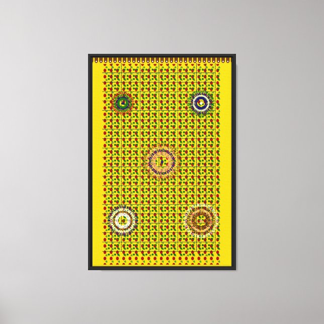 Chinese Carpet Pattern Design  Canvas Print (Front)