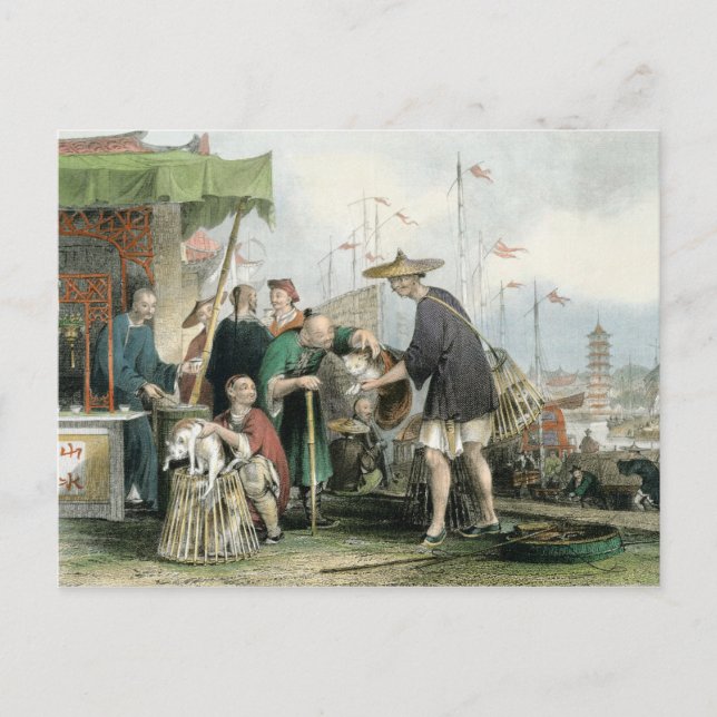 Chinese Cat Merchants, from 'China in a Series of Postcard (Front)