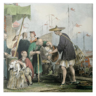 Chinese Cat Merchants, from 'China in a Series of Tile