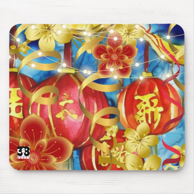 Chinese Celebrations Mouse Mat (Front)