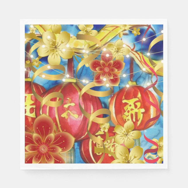 Chinese Celebrations Napkin (Front)