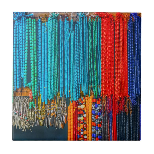 Chinese Ceramic Beads | Beijing Tile (Front)