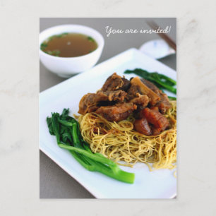 Chinese Chow Mein Collection Invitation