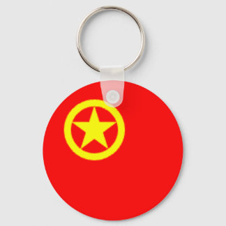 CHINESE COMMUNIST FLAG KEY RING