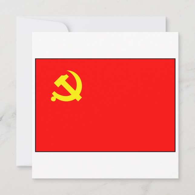 Chinese Communist Party Invitation (Front)