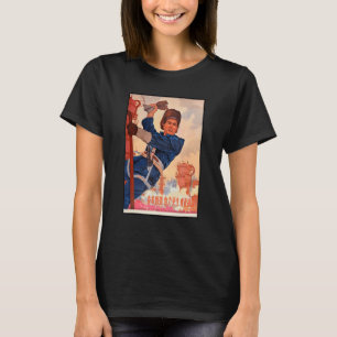 Chinese Communist Utility Worker Mandarin Cute Ch T-Shirt