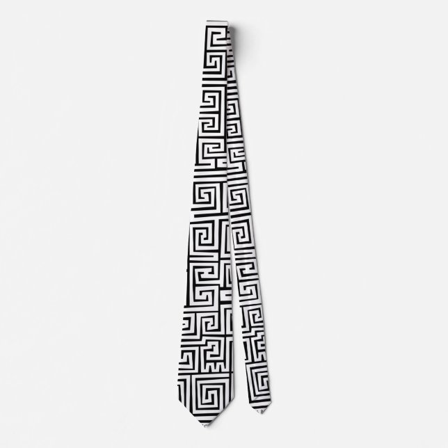 Chinese Confucianism I Maze by Blaise Gauba Tie (Front)