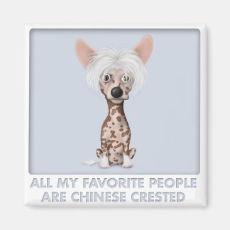 Chinese Crested 1 Favourite Magnet