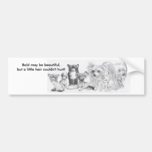 Chinese Crested Bumper Sticker