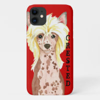 Chinese Crested Colour Block Case-Mate iPhone Case