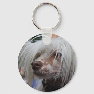Chinese Crested Dog Key Ring