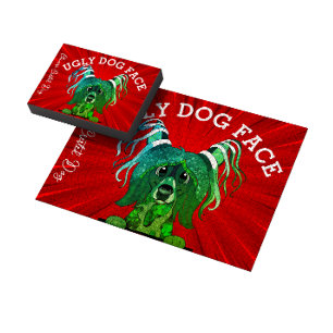 Chinese Crested Dog ugly face 1000 piece  Jigsaw Puzzle