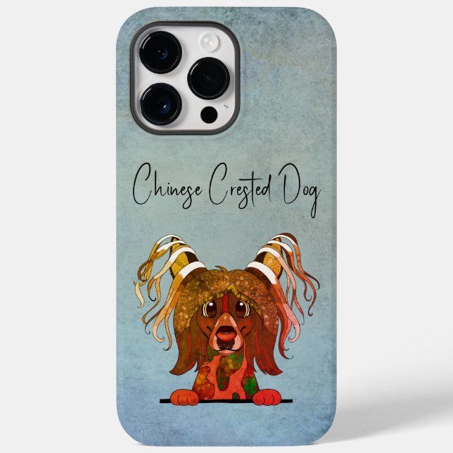 Chinese Crested Dog Ugly Face  Case-Mate iPhone Case (Back)