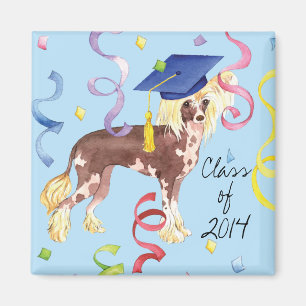 Chinese Crested Graduate Magnet